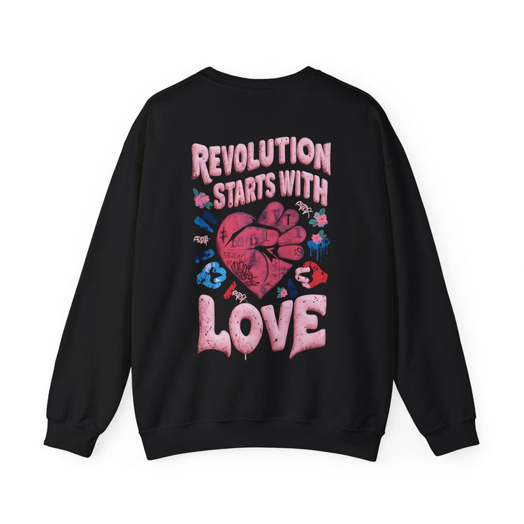 WITH LOVE SWEATSHIRT - Revolution People